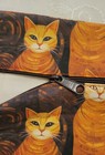 Ginger orange Cats  Cross Stitch Project Bag Medium Size