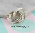 925 Sterling Silver Ring Amazing Multi Band Ring Solid  Handmade Statement Band