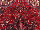 Vintage Heriz Rug 10x12 Big Antique Handmade Oriental Hand-woven Geometric 9x12