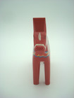 6    Swedish Dala Horse Red orange Grannas A Olssons Sweden Folk Art Christmas