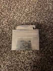 Old Elite Metal Pocket Lighter Silver Tone Ornate Engraved Design