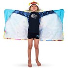 Franco Kids Bath And Beach Soft Cotton Terry Hooded Towel Wrap  24  X 50   Baby