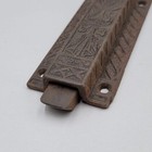 Vintage Antique Plunger Door Stop Cast Iron Eastlake Design Ornate 5 25 