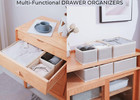 12 Pack Drawer Organizer For Clothing  Foldable Cloth Drawer Dividers  Bins