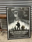 Original Framed Vintage 1987 Italian    untouchables    Cinema Poster
