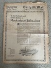 Daily Mail Newspaper 29th July 1916 Kaisers Fix World War One