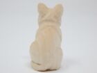 Cat Kitten Small Unfinished Diy Wood Figurine House Pet Blank Craft Hand Statue
