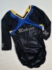University Of Michigan Gymnastics Leotard Ncaa College D1 Athlete Worn Adidas Gk