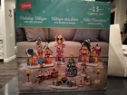 Brand Nib  Mickey Mouse Holiday Christmas Village  13 Pc Set  W music   Lites 