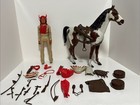 Marx Johnny West Indian Chief Cherokee W   Horse  Accessories read