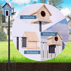 Ottsuls Bird Feeder Pole  109 Inch Heavy Duty Bird House Pole Kit For Outdoors  