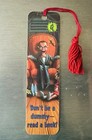 Vintage 1996  Plastic Goosebumps Dont Be A Dummy Bookmark -usa Rare 