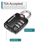 4xtsa Approve 3 Digit Combination Travel Bag Suitcase Luggage Lock Padlock Reset