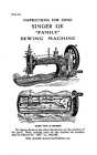 Singer 12k Family Sewing Machine  Instruction Manual 1885  12 Page 