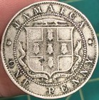 1910 Jamaica One Penny Edward Vii Coin Low Mintage 144 000 Free Shipping 