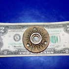 Antique 2  Eastlake Brass Or Bronze Doorknob Rosette