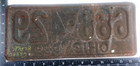Vintage Ohio 1929 Auto License Plate 688-429 Garage Man Cave Pub Wall Decor