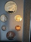 1990-s Us Mint Prestige Proof Set Eisenhower Silver Dollar Box   Coa 6 Coins