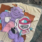 Walt Disney 1980 s Epcot Center Figment Beach Vintage Towel Rare