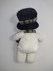 Russ Snowman Plush Snowflake Bean Bottom 11  Christmas Decor Toy
