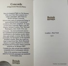 Vintage 1983 British Airways Concorde Supersonic Airliner Menu London New York