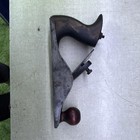 Bench Plane Steel Blade Metal Wood Brown Black Vintage Hand Tool