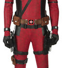 Deadpool 2 Cosplay Props Gloves Costume Accessories Battle Belt Holsters Outfit