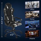 Gaming Chair Desk Chair Executive Swivel Rolling Computer Chair W lumbar Support