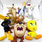 1994 Tyco Looney Tunes Plush Lot Of 6 Toy Warner Bros Vintage