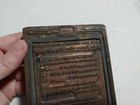 Vintage Letterpress Printing Block Direct Shoe Co Advertising Halifax Pa