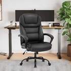 Big And Tall Office Chair Desk Chair Ergonomic Task Computer Chair Pu Leather