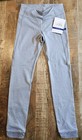 Ivivva Lululemon New Tulip Back Tight Legging Gray Mesh Hem Pockets Girls Sz 12