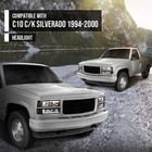 For Gmc C1500 K1500 Yukon 1994 1999 C2500 C3500 K2500 K3500 1994 2000 Headlights