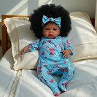 Handmade Realistic Reborn Dolls African American Girl Doll Black Newborn Baby Us