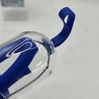 Reusable Blue Silicone Straw With Travel Case And Cleaning Brush   New 