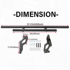 For 2018-2024 Polaris Ranger 1000 Xp Rear Double Tube Bumper North Star Edition