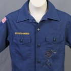 Boys Official Bsa Boy Scout Cub Scout Short Sleeve Shirt   Blue   Youth Medium