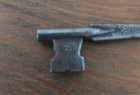 Antique Vintage Nashua Padlock Door Lock Solid Barrel Key  7