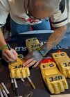 Jean Lord Silva Autographed Ufc Mma Gold Glove Full Auto Psa Dna Coa