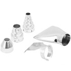9pcs Heat Gun Nozzle Kit Hot Air Tool Nozzles Tips Set Accessories Universal Diy