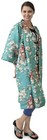 Women s Happi Coat  Kimono Robe - Lovely  maiko  Turquois