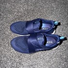 Tiem Navy Blue Indoor Cycle Shoes Women   s 8 With Cleats Pre-owned Free Shipping 