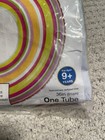 Intex Inflatable Spiral Tube Swimming Pool Float Raft  36  Pink Yellow 