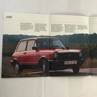 Lancia A112 Car Sales Brochure Catalog Vintage German Lancia A 112