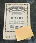 1983 Y 95 Wyfe Rockford Illinois Welcomes Kiss New Years Eve Cloth Sticker Rare