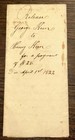 1822 Vellum Document Release - George Kern To Henry Kern -breakneck Twp Pa