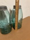 2 Blue Ball 1 2 Gallon Jars   Lids  nice 