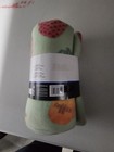 Mainstays Soft Fleece Bedroom Blanket Green Lightweight Throw
