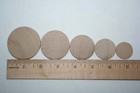 1-wooden Circles Various Sizes Wood Circle Cutouts Wooden Circles Wood Disc Coin
