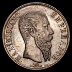 M  xico - Maximian I 1 Peso  26 87 Gramosg  1866 M  xico Km-388 1 Ebc-